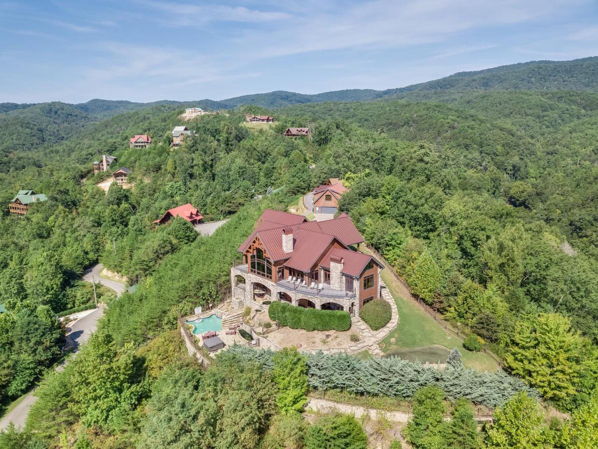Journey'S End, 5 Bedrooms, Sleeps 12, Private Outdoor Pool, Theater, Sauna Sevierville Exterior photo